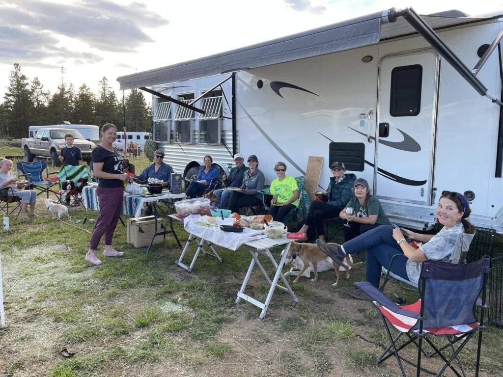 horse ride and camping at grand canyon